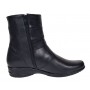 Ghete dama Marimea 39 din piele naturala cu fermoar imblanite GD156N2